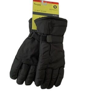 Xersion Warmest 3M Insulated Ski Glove Men Black L / XL